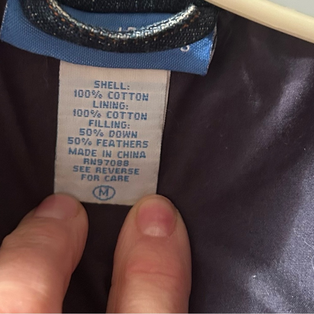 dELiA*s Denim Blue Puffer Jacket Parka Vintage and AMAZING